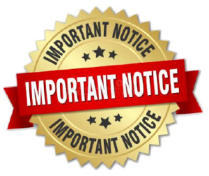 Important Notice